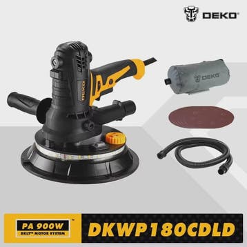 DEKO DKWP180CDLD 900W Muurschuurmachine met LED Verlichting, Verzenden, Nieuw