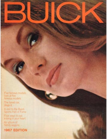 1967 BUICK PROGRAMMA BROCHURE ENGELS (USA), Nieuw, Author