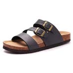 Nieuwe Sandalen met Drie Bandjes | Kurk en PVC-leer Sandalen, Kleding | Dames, Schoenen, Verzenden, Nieuw, Sandalen of Muiltjes