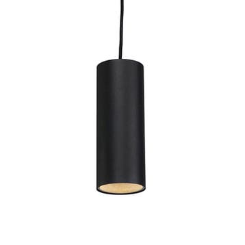 Design hanglamp zwart GU10 50mm - Tubo, Verzenden, Nieuw