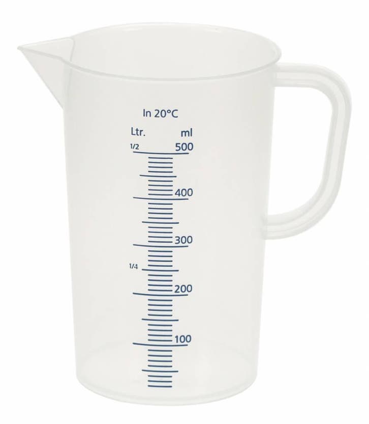Maatbeker 500 ml, Doe-het-zelf en Verbouw, Meetapparatuur, Ophalen of Verzenden