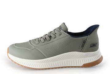 Skechers Instappers in maat 42 Grijs, Kleding | Heren, Overige kleuren, Verzenden, Overige typen, Zo goed als nieuw