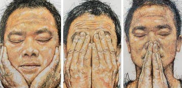 Hom Nguyen (1972) - Les 3 singes (Hidden)