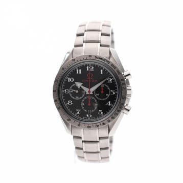 Omega Speedmaster Broad Arrow ‘Olympic’ 3594.50.00; Chro, Ophalen of Verzenden, Zo goed als nieuw, Overige materialen, Overige merken