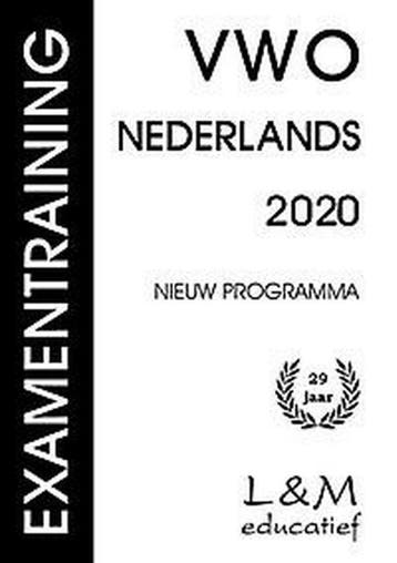 9789054894230 Examentraining Vwo Nederlands 2020, Boeken, Verzenden, Zo goed als nieuw, G.P. Broekema