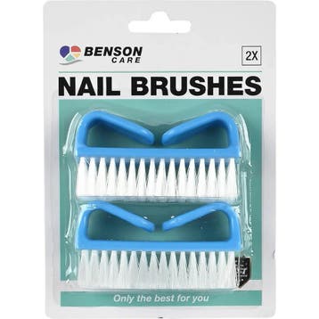 Benson Set nagelborstels - stevig - plastic handvat - 8 c..., Ophalen of Verzenden, Nieuw