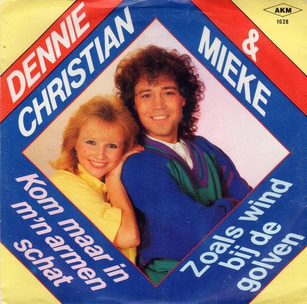 vinyl single 7 inch - Dennie Christian - amp; Mieke â K., Cd's en Dvd's, Vinyl Singles, Zo goed als nieuw, 7 inch, Pop, Verzenden