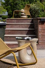 WOOOD Mason Bijzettafel Met Spikkels - Magnesium - Groen, Verzenden, Nieuw
