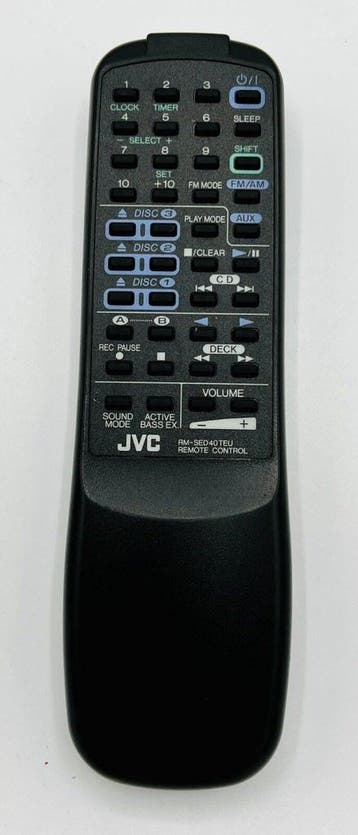 Afstandsbediening Jvc rm-sed40teu rm-sed70teu, Ophalen of Verzenden, Nieuw, Origineel