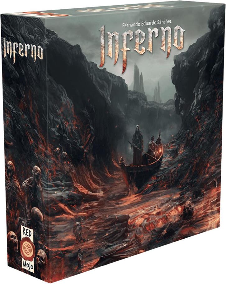 Inferno - Board game | Grand Gamers Guild -, Hobby en Vrije tijd, Gezelschapsspellen | Bordspellen, Nieuw, Verzenden