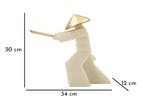 SAMURAI TOKU QUARZY -A- CM 34X12X30, Ophalen of Verzenden, Nieuw