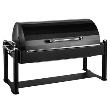 GGM Gastro | Chafing dish - GN 1/1 - deksel - zwart gecoat |, Verzenden