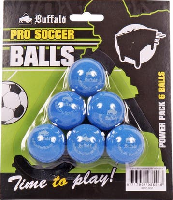 Buffalo Pro tafelvoetbal balletjes set/6pcs blue, Ophalen of Verzenden, Nieuw