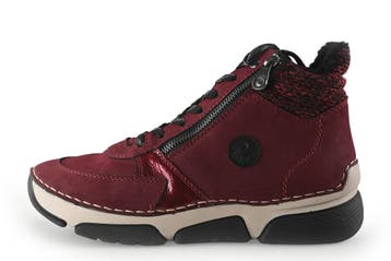 Rieker Snowboots in maat 41 Rood, Verzenden, Snowboots, Zo goed als nieuw, Rood