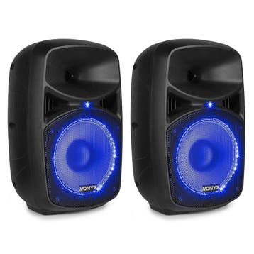 VONYX VPS082A 400W Actieve Speakerset met Bluetooth, USB/SD, Ophalen of Verzenden, Nieuw