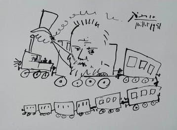 Pablo Picasso (1881-1973) - Victor Hugo et le voyage
