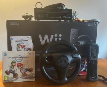Nintendo - Wii - Mario Kart Wii Pack - Videogameconsole +, Nieuw