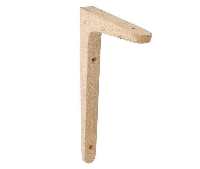 Plankdrager beukenhout 300x200 mm, Huis en Inrichting, Woonaccessoires | Wandplanken en Boekenplanken, Verzenden