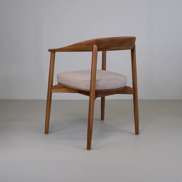 Sorét eetkamerstoel | Massief teak | 3 uitvoeringen, Huis en Inrichting, Stoelen, Nieuw, Hout, Modern / minimalistisch / Scandinavisch / Japandi