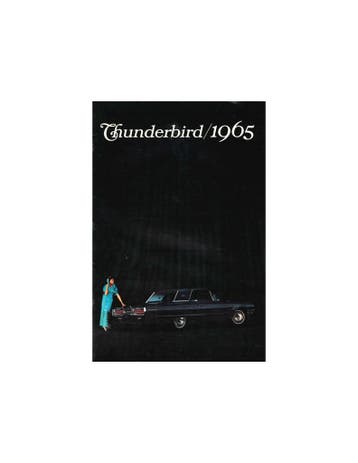 1965 FORD THUNDERBIRD BROCHURE ENGELS (USA), Nieuw, Author