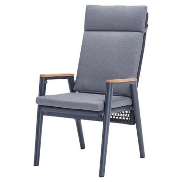 Estella dining tuinstoel verstelbaar rope aluminium, Tuin en Terras, Tuinstoelen, Ophalen of Verzenden, Nieuw
