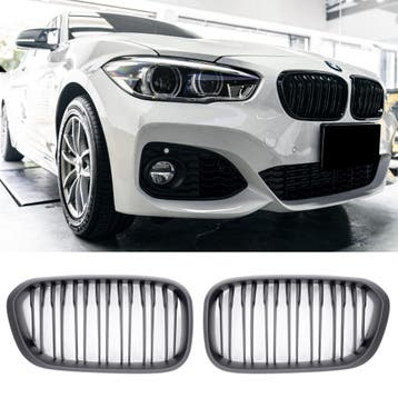 Grille Mat zwart geschikt voor BMW 1 Serie F20 F21 |