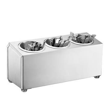 GGM Gastro | Bestekkorfhouder - voor 3 bestekbekers - incl., Verzenden, Nieuw
