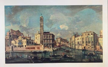 Francesco Guardi (after) - Canal Grande mit San Geremia,