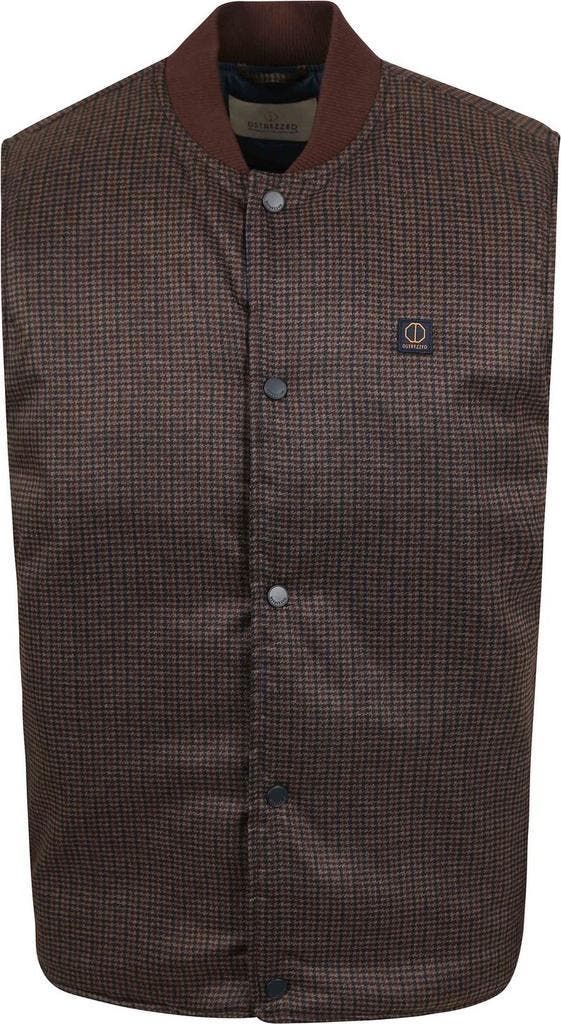 Dstrezzed Voss Bodywarmer Bruin maat S Heren, Kleding | Heren, Jassen | Winter, Bruin, Nieuw, Maat 46 (S) of kleiner, Verzenden