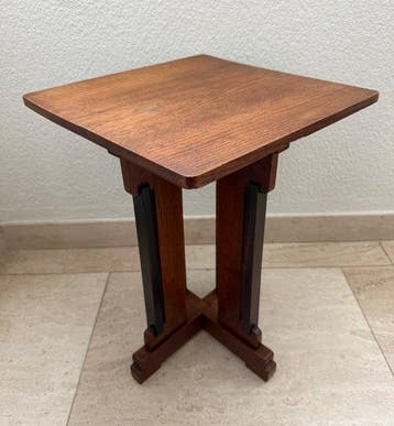 Amsterdamse School - Tafel - Eik, Coromandel