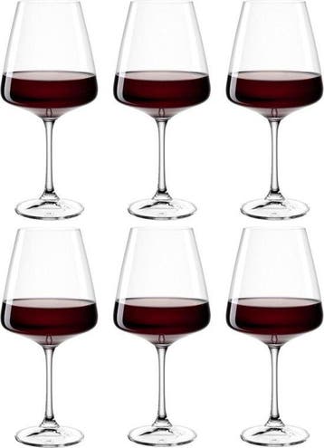 Leonardo PALADINO Rode wijnglas 660ml - set/6, Nieuw