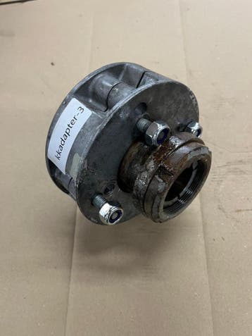 Keerkoppeling adapter 82.55mm Ax Pasrand 63.50mm Schroefas, Ophalen of Verzenden, Nieuw, Motor en Techniek, Zeilboot of Motorboot
