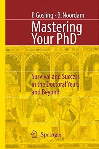 Mastering Your PhD - Patricia A. Gosling 9783540333876, Boeken, Verzenden, Gelezen, Patricia A. Gosling