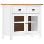vidaXL Dressoir Hill Range 90x40x80 cm massief grenenhout, Verzenden, Nieuw, 50 tot 100 cm, Grenenhout