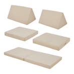 Speelbank Norhulta 5-delig kinderbank 150x66x45,5 cm beige [, Verzenden, Nieuw