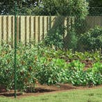 vidaXL Draadgaashek Groen 2 x 10 m Staal, Verzenden, Nieuw