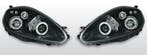 Koplampen Angel Eyes | Fiat Grande Punto 2005-2008 | zwart, Verzenden, Nieuw, Fiat