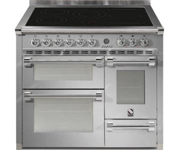 Steel A10FFF-5FI Ascot Fornuis Inductiekookplaat zones7399, Witgoed en Apparatuur, Fornuizen, Ophalen of Verzenden, Nieuw, Vrijstaand