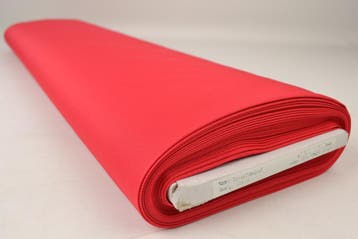 Rode waterafstotende canvas stof  - 10 of 50 meter rol, 120 cm of meer, Ophalen of Verzenden, Polyester, Rood