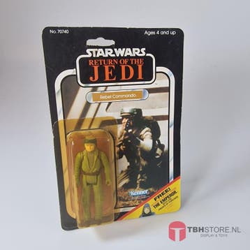 Vintage Star Wars ROTJ Rebel Commando MOC, Verzamelen, Verzenden, Zo goed als nieuw