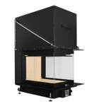 Inbouw Houtkachel Room Divider Crystal 3d 50 X 70, Nieuw