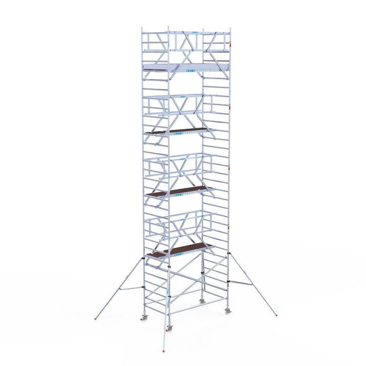 Rolsteiger Professional 135x250 10,2m werkhoogte vrijstaand, Doe-het-zelf en Verbouw, Steigers, Rolsteiger of Kamersteiger, Nieuw