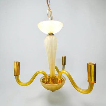 Murano Style - Plafondlamp - Glas, Messing
