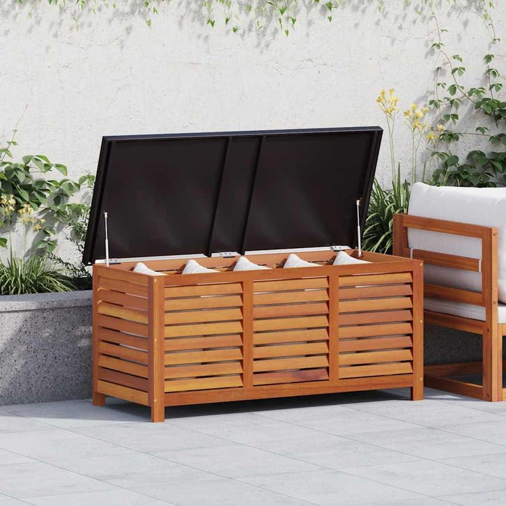 vidaXL Tuinbox 117x50x55 cm massief eucalyptushout, Tuin en Terras, Overige Tuin en Terras, Nieuw, Verzenden