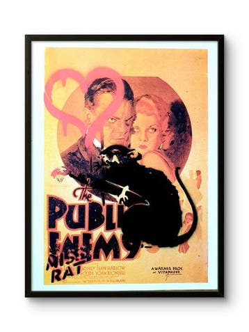 MISS RAT (1981) - The public enemy - BANKSY TRIBUTE