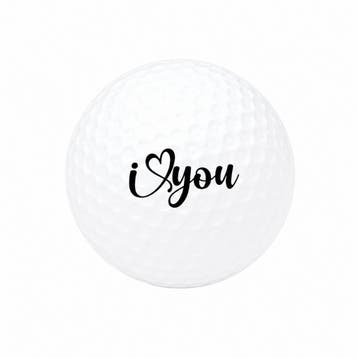 I Love You golfbal - Wilson Smart Core - Zwart - 2, Ophalen of Verzenden, Nieuw