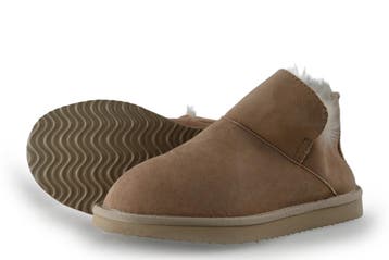Manfield Pantoffels in maat 39 Beige, Verzenden, Beige, Pantoffels of Sloffen, Manfield