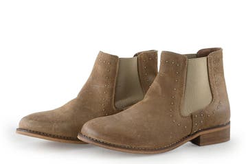 Remix Chelsea boots in maat 36 Beige, Beige, Overige typen, Gedragen, Remix
