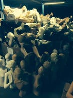 Onderdelen etalagepoppen voor oa Carnaval
