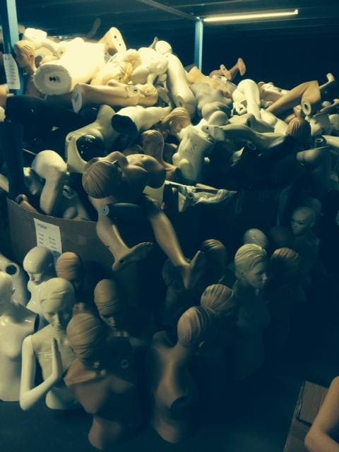 Onderdelen etalagepoppen voor oa Carnaval, Zakelijke goederen, Kantoor en Winkelinrichting | Winkel en Inventaris